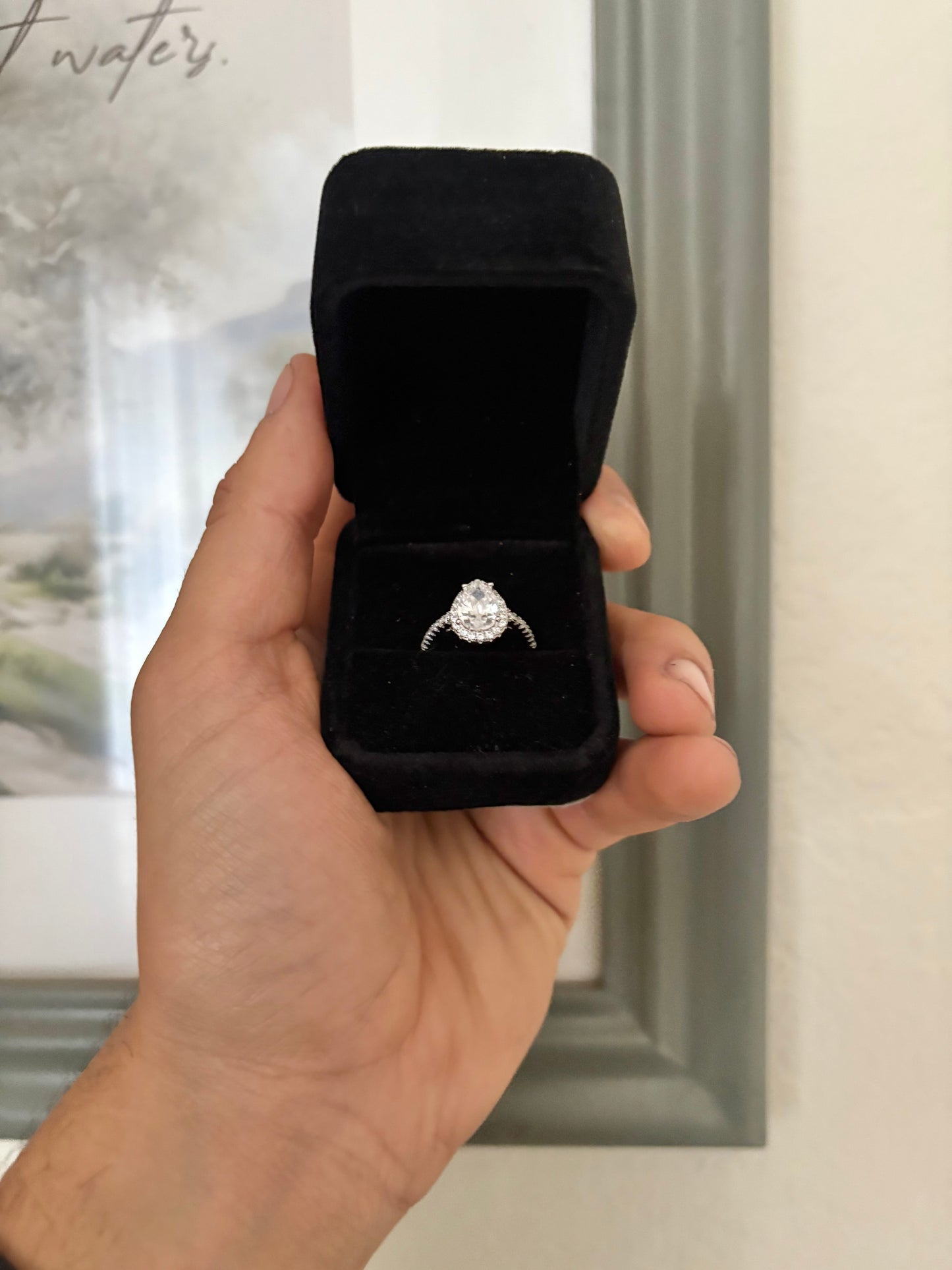 3ct Pear Cut Tear Drop Cut Wedding Ring Promise Ring